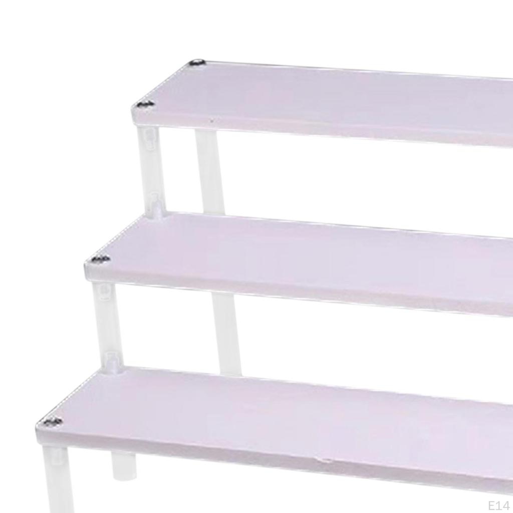 Drewniany stojak wystawowy na figurki, perfumy, lakier do paznokci, organizer do przedmiotów kolekcjonerskich