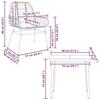 VidaXL Garden Dining Set and Cushions 3 Pcs Black Rattan Glass, Outdoor Dining Set, Dining Furniture of 3334450