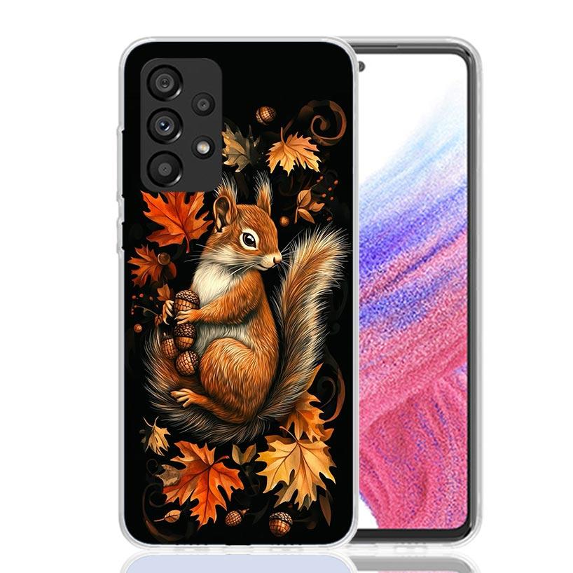 Animal Squirrel Phone Case for Samsung Galaxy A17 A16 A15 A14 A13 A57 A56 A55 A54 A53 A37 A36 A35 A34 A33 A26 A25 A24 A23 Galaxy