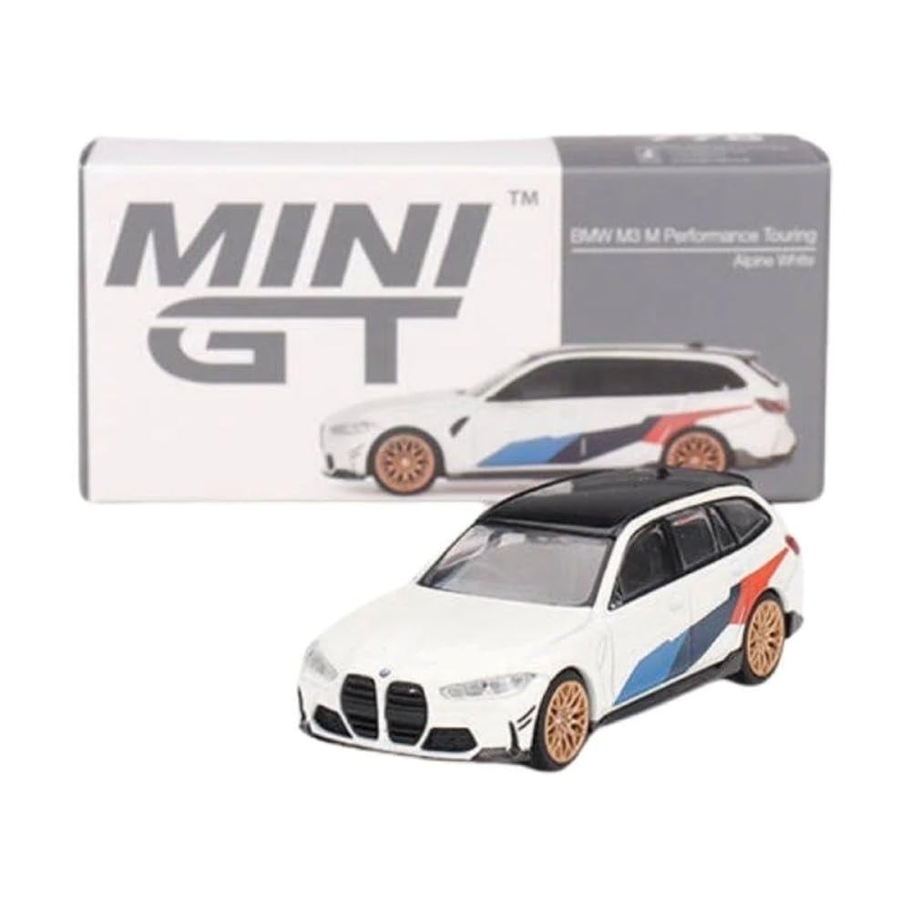 MINI GT scale BMW M3 M Performance Touring Alpine White Finished Product 1/64 (Left-hand drive)