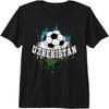 Oezbekistan Voetbal Oezbekistaans Voetbal Oezbeeks Futbol Premium T-shirt