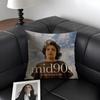 Classic Movie MMid 90S Cushion Cover Natural Linen Organic Fabric DoubleSided Printing Sofa Home Decor Gift Pillow Case