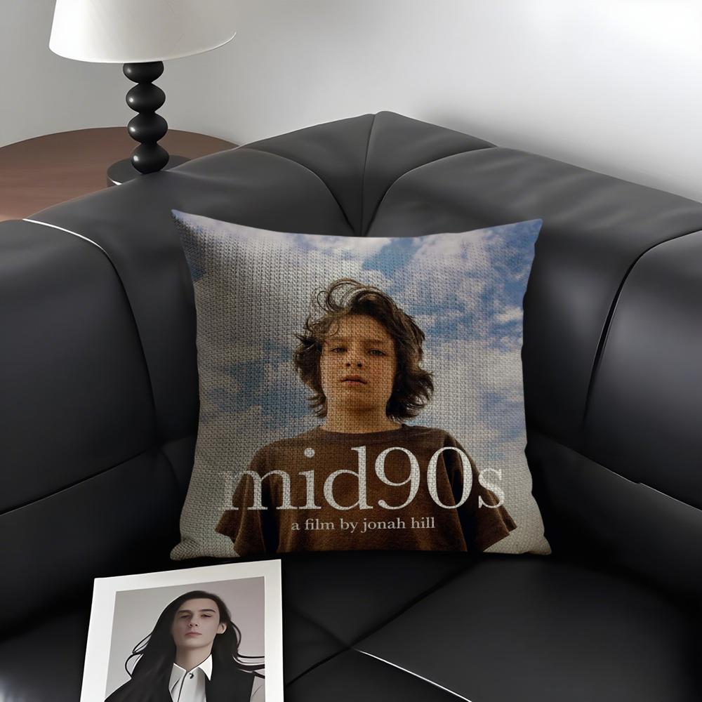 Classic Movie MMid 90S Cushion Cover Natural Linen Organic Fabric DoubleSided Printing Sofa Home Decor Gift Pillow Case