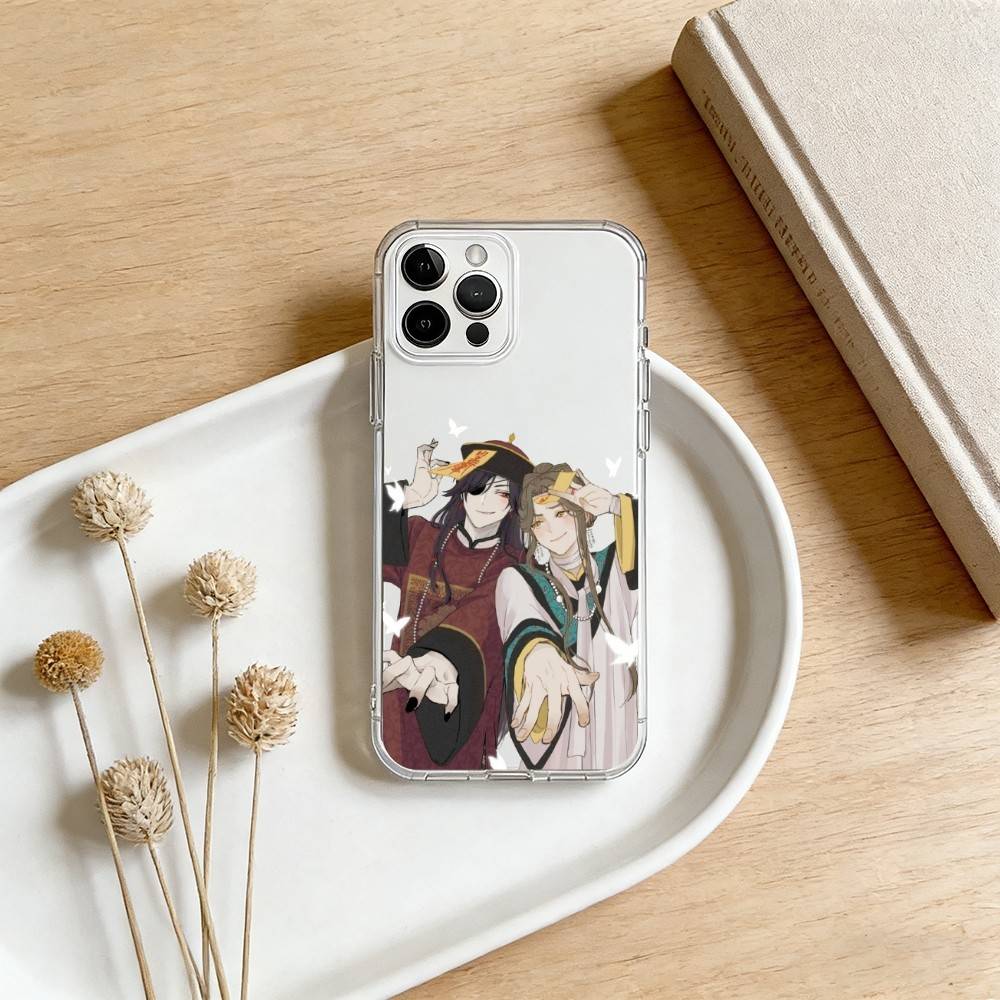 Heaven Officials Blessing Phone Case For iPhone 17 16 15 14 13 12 11 Mini Pro Max Plus Transparent Cover