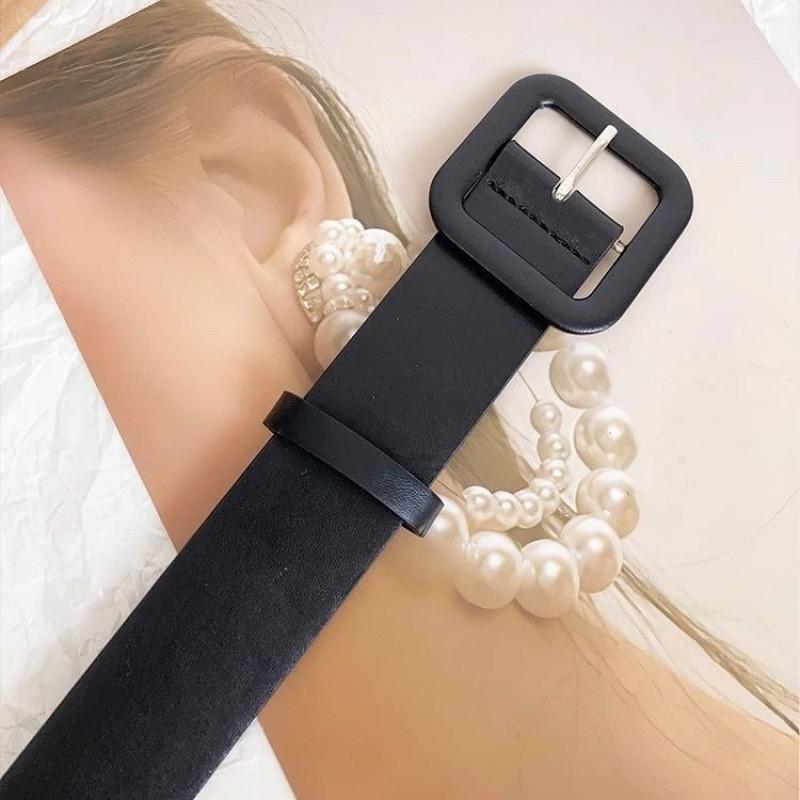 Trendy Y2k Retro Wide Waist Belt In Vibrant Hot Pink Classic Style Perfect For Fashion Lovers