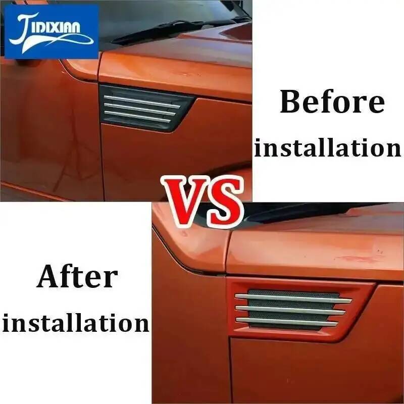 Car Body Front Fender Corner Board Panel Decoration Cover for Dodge Nitro 2007 2008 2009 2010 2011 2012 Exterior Accessories PP2