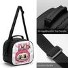 Insulated Lunch Bag  Portable Cooler Tote with Zipper, Cartoon Design