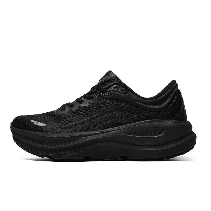 HK Breathable Mesh Trail Running Shoes - Comfortable, Thick Sole, Shock-Absorbing, Wear-Resistant for Long-Distance Training and Physical Tests.