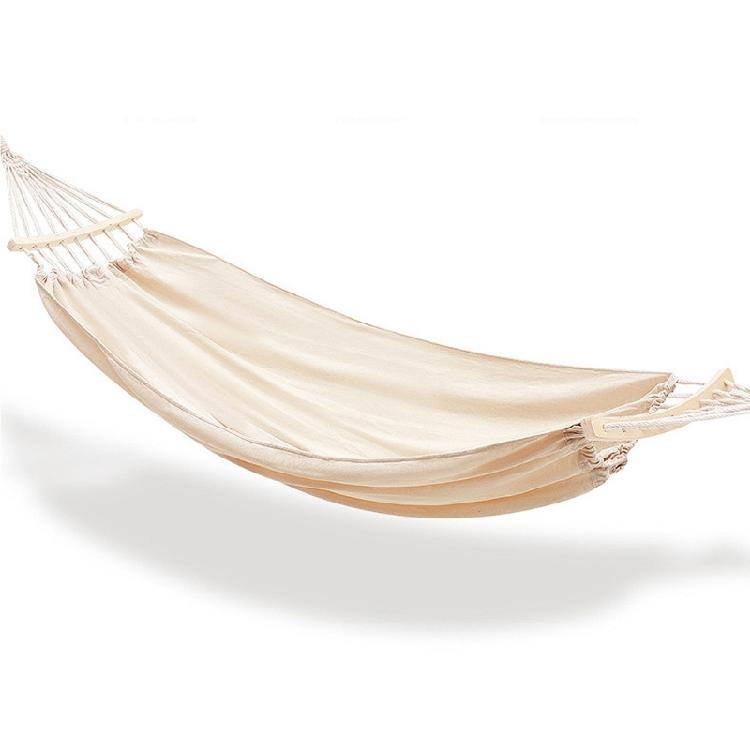 Hängematte aus Outdoor-Leinwand, tragbar, verdickt, Einzel-Doppel-Hängematte mit Überrollschutz