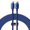 Baseus Crystal Shine 100W USB-C To USB-C Braided Fast Charging Cable