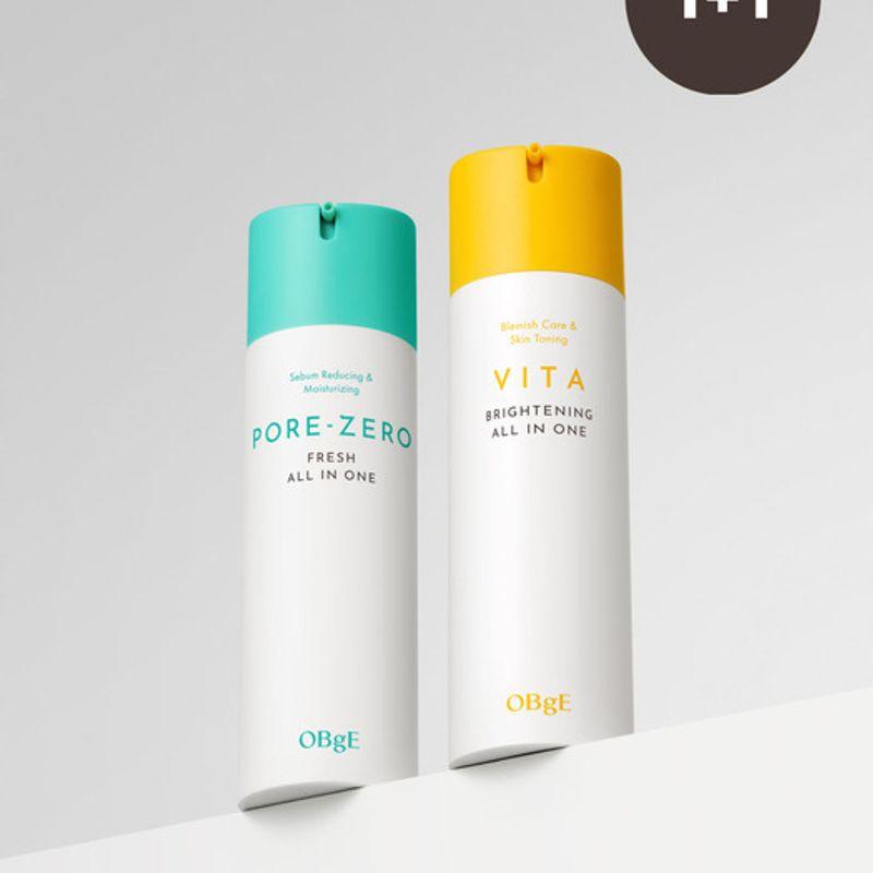 

[1+1] Objet Vita Осветляющий Все-в-одном + Pore Zero Fresh Все-в-одном (Кросс-совместимый) Pore ​​Zero Fresh All-in-One