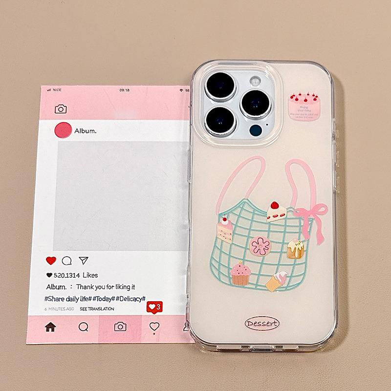 IMD Phone Case for iPhone 11 13 16 Pro Max Case iPhone 13 14 15 Pro Max 12 13 Pro Max 13 Pro 14 Pro Cartoon Cute Flower Animal Shock Wear-resistant