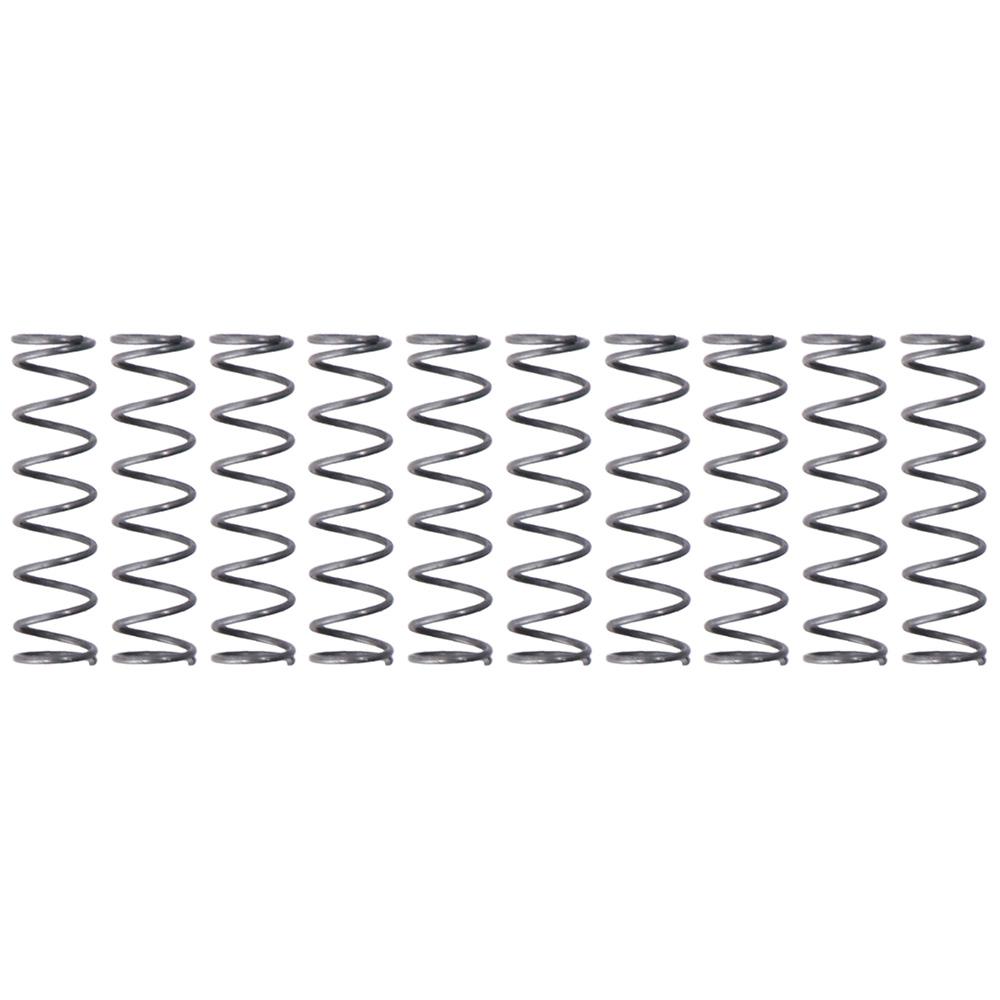 10ks Nerezová pružinová ocel spirála 0,8 mm Velikost drátu Prodloužené stlačené pružiny Domácí projekty