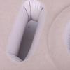 Inflatable Pillow with Belly Head Hole Flocked PVC Blow Up Belly Mattress for Prone Sleeping