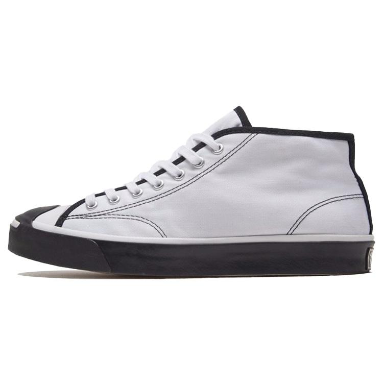 Converse Jack Purcell Mid 'White Black' Men's 168993C