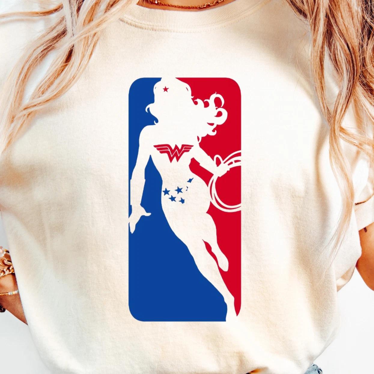 Wonder Woman Inspired B-Ball Shirt, Basketball Tee, Empowering T-Shirt, WNBA S