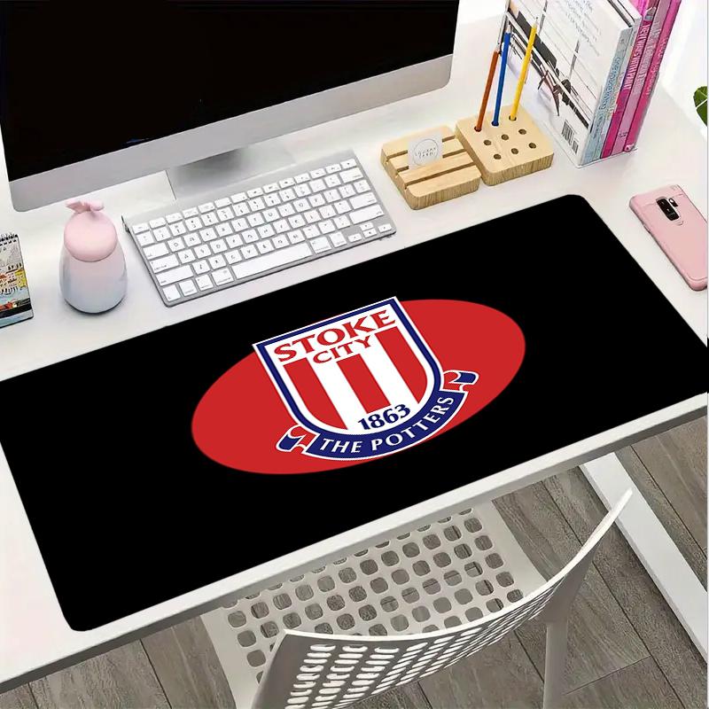 Stoke City Football Club Mouse Pad, Gaming Mouse Pad, Keyboard Pad, Desk Decor for Computer Notebook Fan Gift Birthday Gift