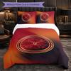 Eintracht Frankfurt Calcio Set Biancheria da Letto 3 Pezzi Morbido Copripiumino con Federe Set Decorazione Camera da Letto per la Casa