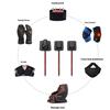 Compactly 10cm Device Power Extension Cable Wire Supports Fast Charging Multiple Peripherals Connection Plastic Housing