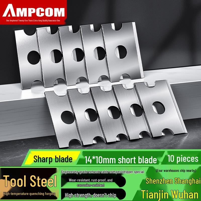 Clește de sertizat profesional pentru cablu de rețea cu capăt Crystal cu conectori cu 5, 6, 7 găuri traversante