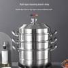 Sulet 304 Stainless Steel Four-Layer Steamer Pot