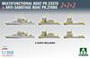 TAKOM Scale Plastic Model Kit of Russian Project 23370 Boat and Project 21980 Boat 1/350 (Set 6) Multi-Purpose Anti-Sabotage (TKO6014)