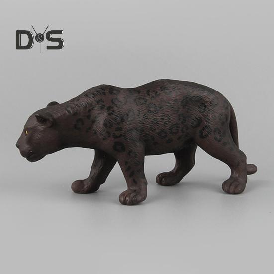 1/5Pcs PVC Leopard Model Realistic Roaring Walking Leopard Figurine Statue Sculpture Desktop Decoration Ornament Kids Educational Wild Animal Toy
