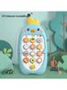 Multifunctional and Cute Baby Mobile Phone Toy with Sensory Learning Function, Multiple Sound, Light and Music Effects, Can Be C