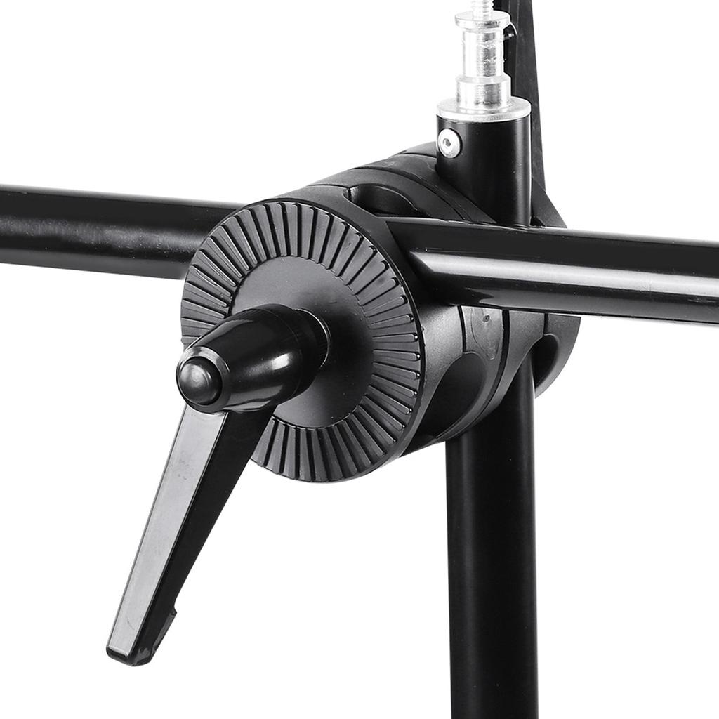 Dual Wheel Reflector Bracket Support Rotator Light Stand Adapter Photography Accessory