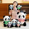 Doll Panda Plush Soft Stuffed Toy Pp Cotton Filling For Bedroom Comfort Gift