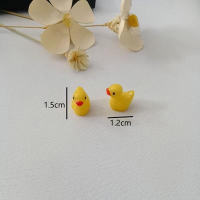 10Pcs  Cute Cartoon Duck Shoe Decoration For Women Man Shoe Accessories Diy Shoe Flowers Removable Decorative Buckles