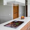 GLASS PROTECTIVE PLATE FOR STOVE 80x52 COFFEE