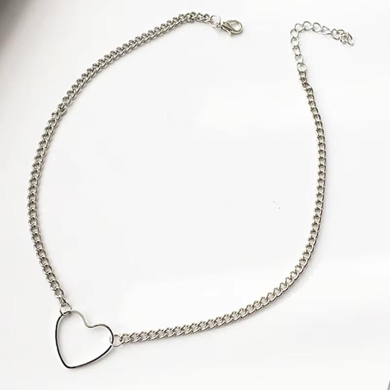Multi-layers Necklaces for Women Personality Hollow Geometric Pendantes Necklaces Gold Cross Necklaces Punk Collar
