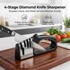 Diamond Four-Stage Knife Sharpener Durable And Comfortable For Home Kitchen Use
