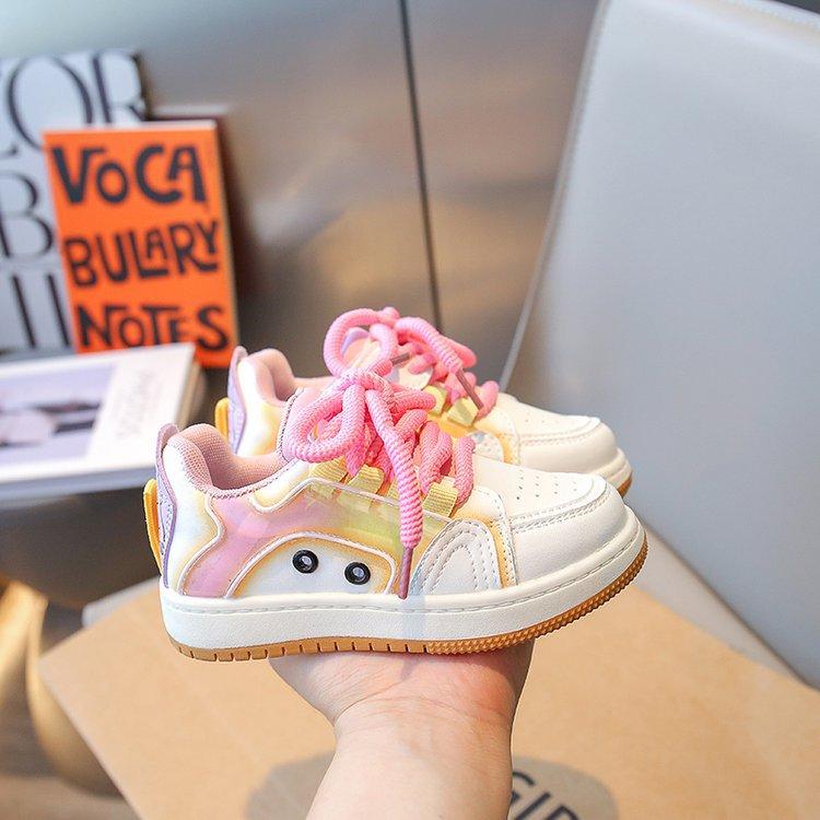 

Girls retro board shoes spring 2025 new dopamine versatile casual sports shoes student breathable white shoes 36