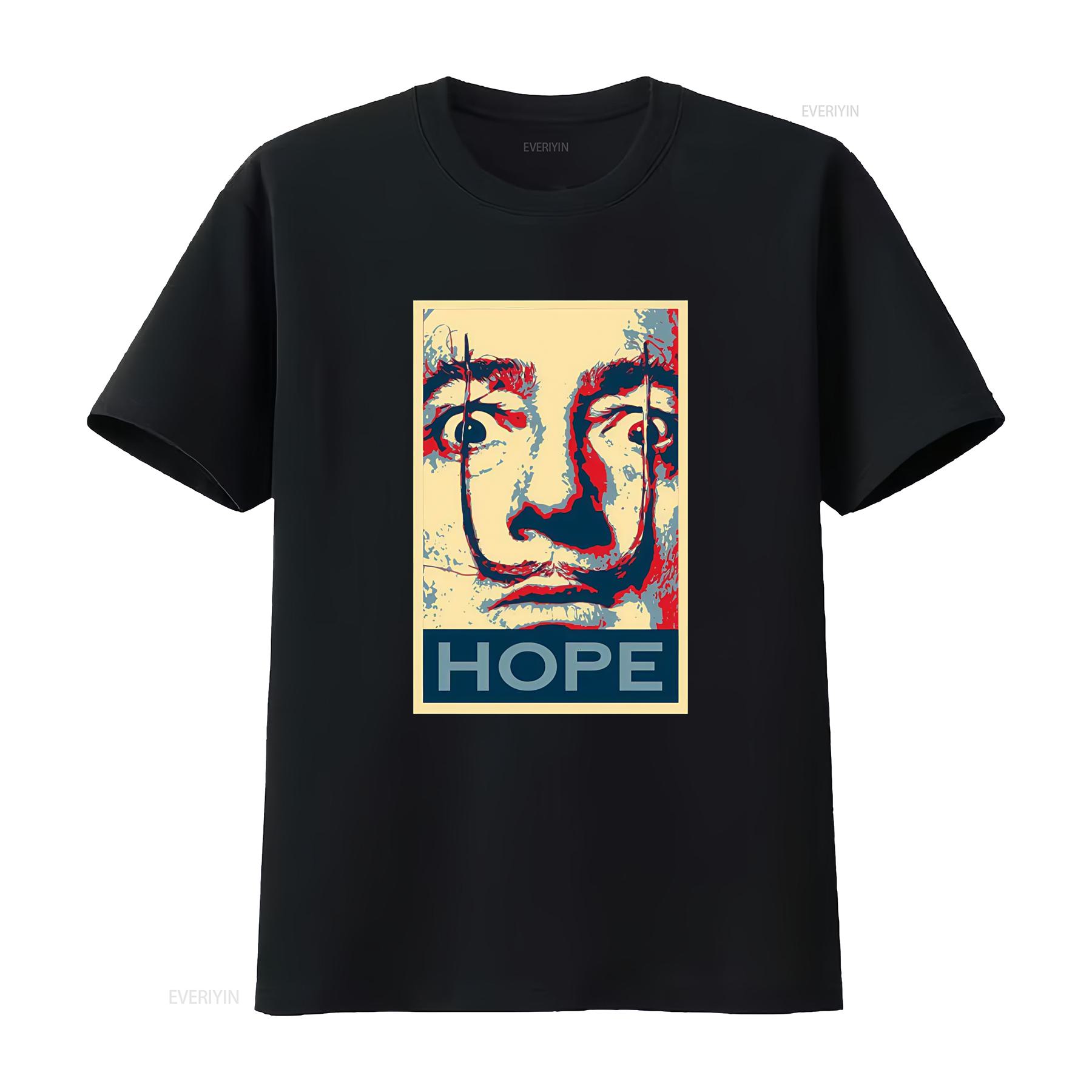 

Salvador Dali Inspired Hope T Shirt Crazy Painter Sculptor Character Design for Fans New Arrival vintage Washed graphic 4XL