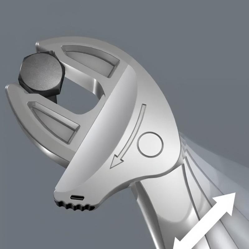 Practical Adjustable 360 Rotating Jaw Wrench Industrial Fastener Tool For Industrial Bolts And Mechanical Applications