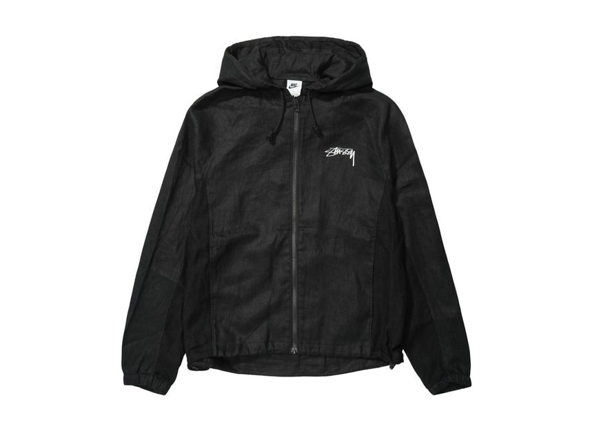 Stussy Nike U NRG Giacca con Cappuccio in Lino Nero