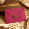 Chinese Retro Style Woven Pattern Envelope & Letter Set with Kraft Paper & Sealing Wax