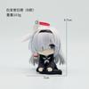 Blue Archive Arona Plana 2pcs Q Version Kawaii Anime Pvc Figurine Mini Statue Desktop Ornament Car Decor Collectible Model Toys