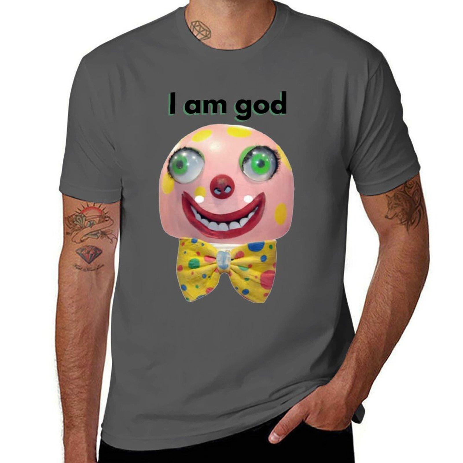 

Mr Blobby Is God T-Shirt cotton t shirt man t shirt man casual T-Shirt 4XL