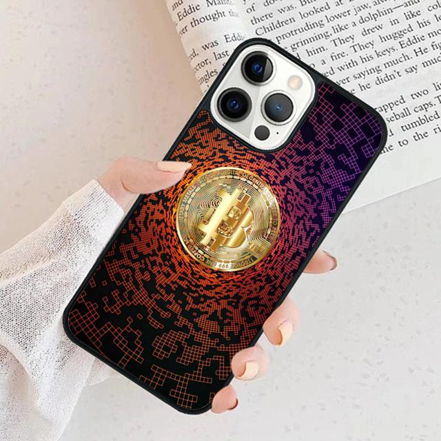 BTC Bitcoin Phone Case For iPhone 17 Air 15 16 Cover 11 13 14 Pro Max 12 Plus Max Fundas
