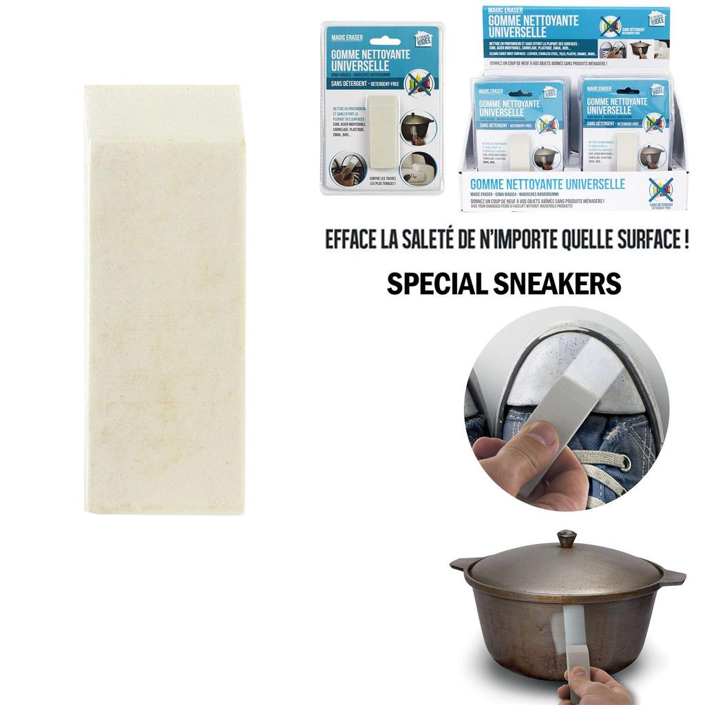 Magic Eraser For Scratches And Dirt, Gray, 7 X 2.7 Cm