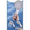 Cabezal de ducha con filtro de mano, modo de rociado de alta presión, cabezal de ducha con filtro, suavizador de agua por etapas, filtros de perlas para eliminar agua dura