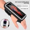 Verstellbarer Riemen Unterarm Armbänder Schweißfest Laufen Armbänder Armband Handyhalter Unisex