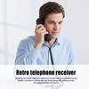 Retro Phone Handset Ergonomics Landline Handle Receiver Portable Vintage Phone Headset for Cell Mobile Video Conferences