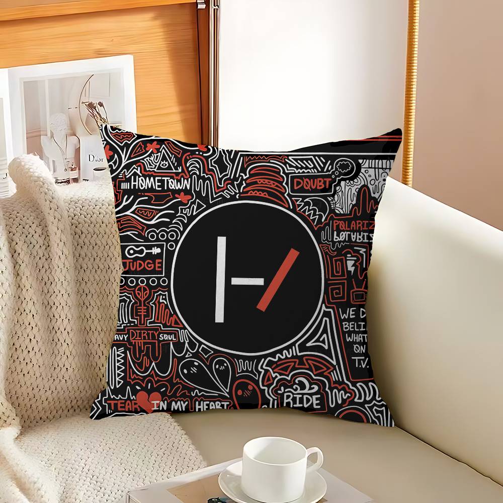 TTwenty One PPilots Band Cm Cushion Cover Pillow Cover Decor Pillowcase Home Pillowcase for Couch Pillow