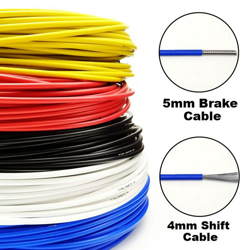 4mm/5mm MTB Road Line Pipe Shift Cable Wire Derailleur Cable Bike Shifters Bicycle Brake Cables