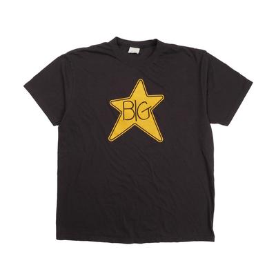Big Star Band Tee 1 Record Radio City In Space Quintessential American Power Pop That 70's Show Theme Song Heavyweight Black - XL