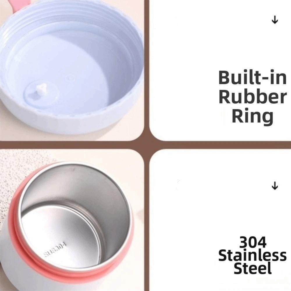 Leak-Proof Thermal Food Container with Spoon Insulated Soup Cup Insulated Container For Kids